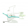 Установка стоматологическая QL2028 (Pragmatic) с верхней подачей с мягкой обивкой Р01/M03 синий