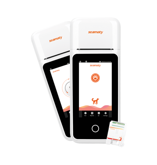 Портативный ветеринарный анализатор газов и электролитов крови Seamaty VG1